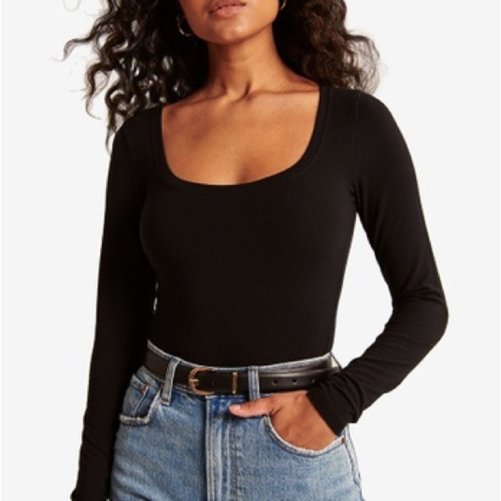 A&F Square Neck Seamless Bodysuit